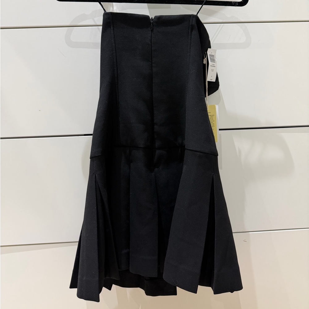 NWT Aritzia Wilfred Polished Mini Dress in Black - Size 0 - Picture 7 of 7